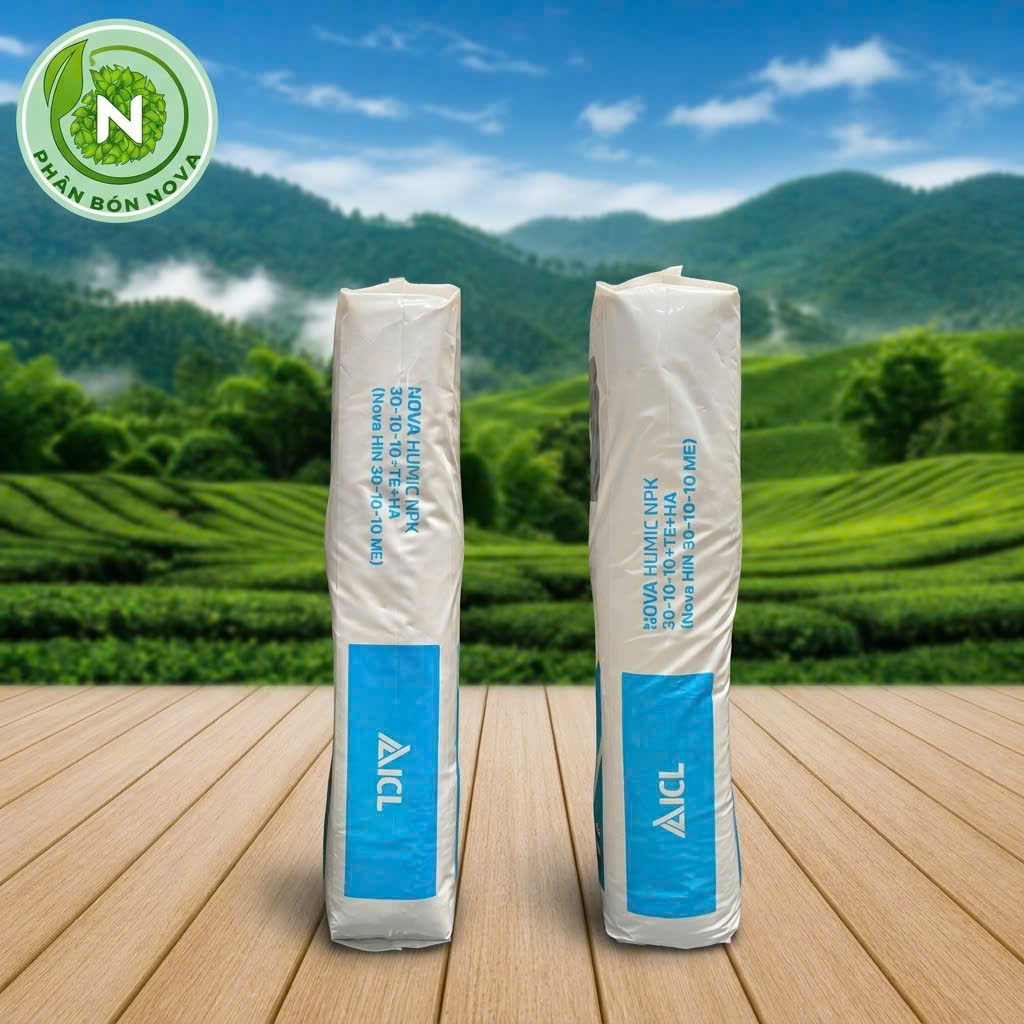 NPK 30-10-10 HUCIM Mặt hai bên NPK Humic 30-10-10