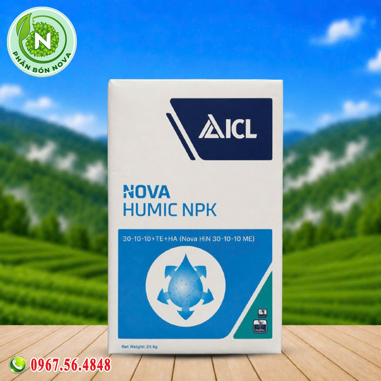 NPK 30-10-10 HUMIC 1;1 co lon NPK Humic 30-10-10