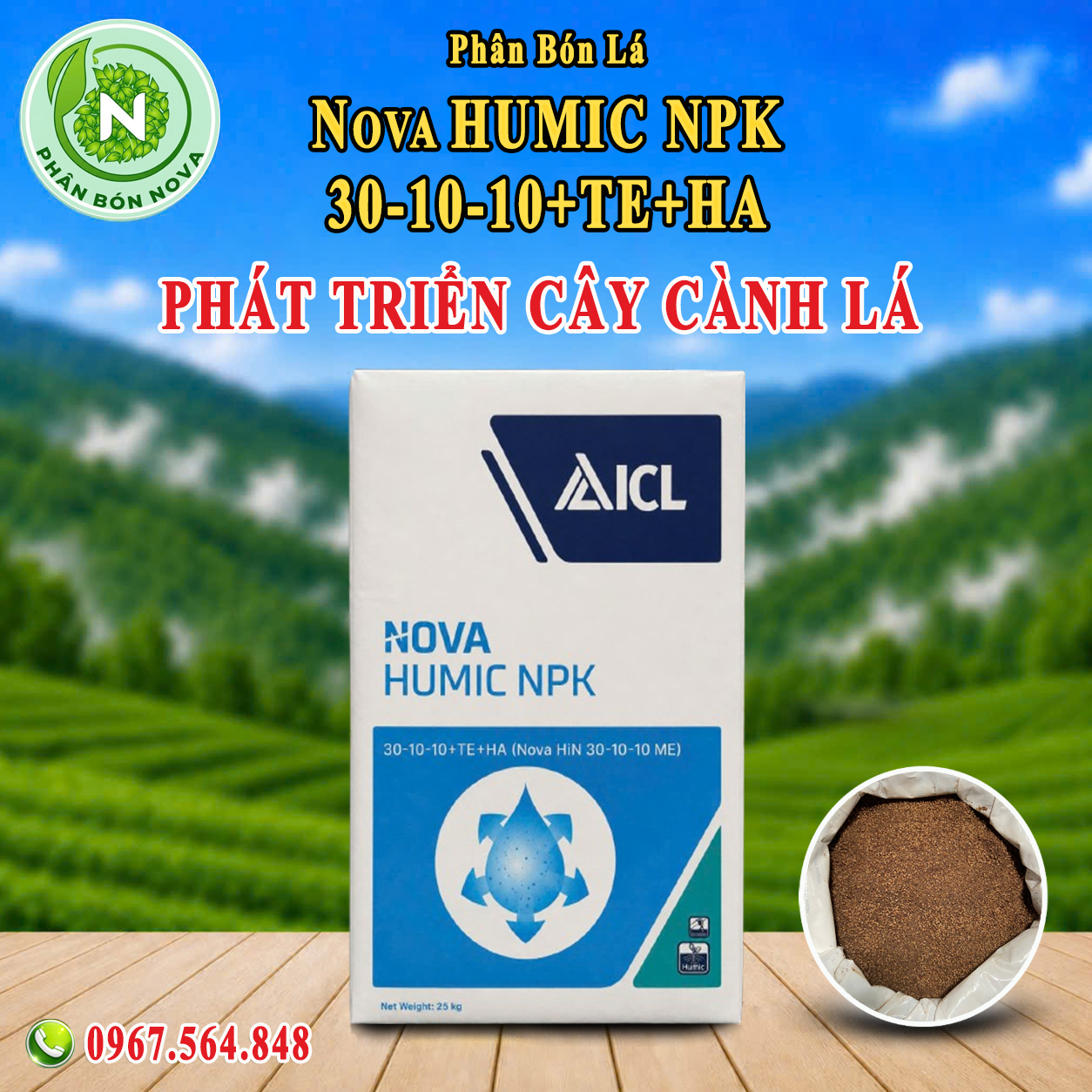 NPK 30-10-10 HUMIC 1;1 NPK Humic 30-10-10